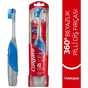 Colgate 360 Pilli Optik Beyaz Platinum Beyazlatıcı Yumuşak Diş Fırçası