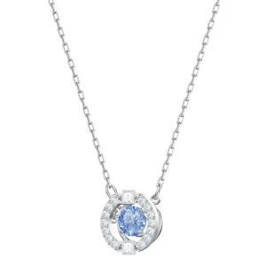 Swarovski Sparkling Dc Set,Mavi,Rodyum Kaplama - 5480485