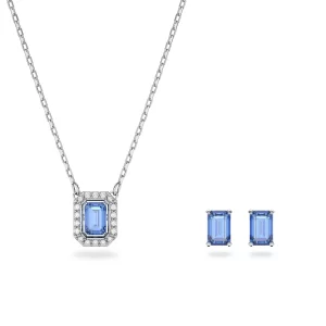 Swarovski Millenia Set, Octagon Cut, Mavi, Rodyum Kaplama - 5641171 Normal fiyat