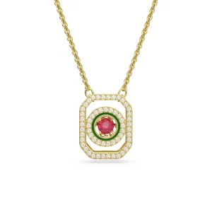 Swarovski Alea Kolye, Renkli, Sari Altin Rengi Kaplama - 5649785