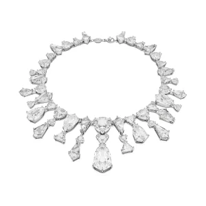 Swarovski Mesmera Kolye, Statement, Mixed Cut, Beyaz, Rodyum Kaplama - 5673599