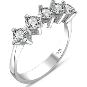 Swarovski Beş Taş Yüzük 43