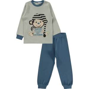 Civil Boys Erkek Çocuk Pijama Takımı 2-5 Yaş Indigo