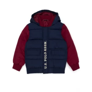 U.S. Polo Assn. Erkek Çocuk Lacivert Mont